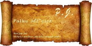 Palku Jácint névjegykártya